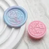 Plastic Wax Seal Stamp Vintage Craft Sealing Stamp Head For Envelopes Wedding Invitations Cards Gift Packaging Scrapbooking