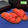 Женские тапочки Cnel Designer Sandals стеганые Criss Cross Slides Белый розовый зеленый пламя черные мужчины обувь летняя пляжная платформа пластинка тапочка женские тренеры евро 35-44