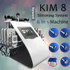 Bantmaskin 6 i 1 anpassad ultraljud fettsugning 40k Slimming Cavitation Vacuum Multipolar RF Drawing Skin Machine