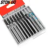 Stonego 10pcs Metal and Steel Jigsaw Blade Zestaw do cięcia plastiku i drewna kompatybilnego z tączami narzędzia do obróbki drewna