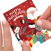 Décoration de fête 24pcs / set de Noël pour thème de Noël cartes de tombola décor de bricolage de vacances