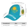 Unisex Flag Of Kazakhstan Adult Baseball Cap Patriotic Hat for Baseball Soccer Fans Men Women