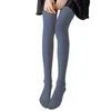 Women 120D Opaque Pantyhose Solid Color Control Top High Elastic Tights Leggings