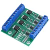 MOS FET 4-kanalpulsutlösare Switch Controller Board PWM OptoCoupler Opto-Isolator Driver Board for Motor LED Light