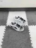 Classici Sneakers per bambini Decorazione di gioielli lucenti Scarpe per bambini Taglie 26-35 Protezione Box Girls Scarpe da tavolo Casual Board Scarpe 24 april