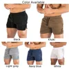 Shorts masculins hommes masculins coulant doux couleurs sportives de sports de sports troncs à la mode au-dessus du genou respirant confortable