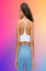 110 YSHAPED BACK YOGA VEST MED BREST PAD Fitness Outfit känns Butterysoft Sports BH borttagbara koppar Underkläder Solid Color Sex7550487