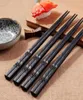 Glass Fiber Alloy Chopsticks Black Reusable Dishwasher Safe Sushi Fast Food Noodles Chop Sticks Chinese Cutlery5653967