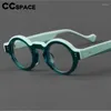 Okulary przeciwsłoneczne Ramki 57398 Vintage Octan szklanki Ramka Moda splicing Kolor okulary optyczne okrągłe okulary recepty