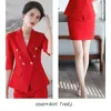Pantalon de deux pièces pour femmes Blazer Coat 2024 Big Brand Notched Cou Double Breasted Shim Suit Office Lady Elegant Fashion Casual Business
