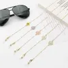 ELES CREAÇÕES NOVAS MODAS CRISANTHEMUM CHARM CHARMS SUNGLASSES MASCA FACIAL CHINAÇÃO BOHEMIAN ANTI -SLIP PARA CHARAÇÃO DE CHINA DE VIDRA JOWELS C240411