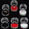 20PCS Acrylic Crystal Ring Earring Storage Display Boxes Storage Organizer Case Clear Wedding Package Box for Jewelry Packaging