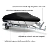 Jacht Boat Cover 20-22ft Boat Cover Anti-UV waterdichte zware zware Oxford Doek V-Hull Tri-Hull Runabout Boat Accessories