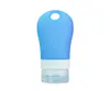 Outdoor łatwa noszenie 38 ml 60 ml 90 ml przenośna silikonowa butelka Travel Mężczyzny Kobiety szampon kąpiel turystyka Organizator Organizator Silic8181792