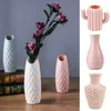 Vases Creative Vase Decoration Cactus Home Flower Arrangement Living Room Origami Plastic European Style