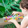 木製のモンテッソーリおもちゃアルファベット数形状学習パズル幼稚園教育の誕生日プレゼント幼児向けの誕生日プレゼント
