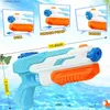 Sand Play Water Fun 2 PCS Water Guns Summer Soaker Squirt Guns 600cc For Kids Boys Girls Adults 2 Pack Outdoor Toy For Swimming Pool Yard Lawn Beach L47