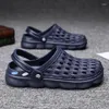 Casual schoenen mode zomer slipper voor mannen strand eva slippers anti slip lichtgewicht sandalen buiten mannelijke tuin sandalia hombre