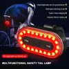 Colorful Bicycle Fightlight Night Light Light Night Light USB RECHARGAGE LED AVERTISSE