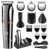 11in1 Multi Electric Hair Clipper Grooming Kit Haircut Digital Display Hair Trimmer For Men Eyebrow Facial Beard Nose Hair Trim