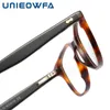 Sunglasses Frames UNIEOWFA Oval Retro Optical Glasses For Frame Men Acetate Prescription Eyeglasses Women Myopia Eyewear