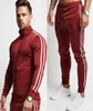 Mens Running Sportswear Sorthirtsweatpants calças de ginástica Jackets de treinamento de fitness calças 2pcsssets masculino jogadores esportivos roupas de esporte8608705