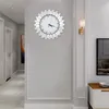 Wandklokken mode eenvoudig glas licht luxe moderne creatieve horloge woonkamer veranda hangende decoratieve elektronische klok