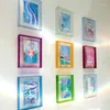 Frames Acrylic Po Frame Transparent Picture Wall Poster Holder Decorations Living Room Hanging Decor Supplies