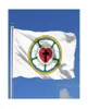 Heart Lutheran Rose Flags Outdoor 3x5ft Digital Printing Double Sided 100D Polyester with 2 Brass Grommets1031077