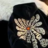 Custom DTG Großhandel Plus Size Hoodi Herren Vintage Wäsche Design 100% Baumwollgeprägter 3D -Puff -Print Hoodie Hersteller