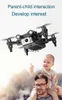 Intelligent Uav 4DRC V30 Mini Drone 4K 1080P HD Camera WiFi Obstacle Avoidi Foldable Four Helicopter RC Childrens Toy H240411