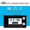 6133A LCD Voltmetro della batteria DC 8V-100 V Visualizza digitale Indicatore di capacità di potenza Misura