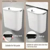 Waste Bins Wall Hanin Trash Can 7/9L Kitchen arbae Bin With Lid Bathroom Toilet Bedroom Car Storae Bucket Household Dustbin Waste L49