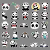 Klebefreien 50pcs niedlich ohne Schneiden erforderlich Graffiti Aufkleber Helle Farbe Panda Doodle Aufkleber Reiche Muster täglich Leben