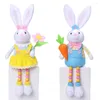 Decorative Figurines Spring Countryside Doll Decoration Home Easter Egg Carrots Accessories Desk