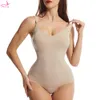 Lazawg bodysuit Formewear for Women Full Body Shaper Corset Mage Control thong Belly Vest borttagbara kuddar Underkläderkvinna