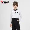 PGM Golf Erkekler Uzun Kollu Tişörtler Yaz Kids Giyim Anti-Sweat Nefes Alabilir Hızlı Kuru YF601 Toptan