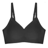 Bras Lingerie transparente à tasse semi-fixe pour femmes Jelly Summer Support supérieur STRAP BRA BRA BEAUX BRASSIER