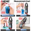 ANENG AT619 Clamp Meter Voice Broadcast AC Current Multimeter Ammeter Voltage Tester Car AMP HZ Capacitance NCV OHM Tester Tools Tools
