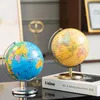 Figurines décoratines Retro Globe Ornements Creative Modeling Modeling Vintage Home Office Wine Cabinet Decoration Bibliothèque