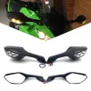 Motorcycle Rearview Rear View Side Mirrors with LED Turn Signal Light For Kawasaki Ninja400 NINJA400 NINJA 400 2018-2022