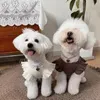 Vêtements pour chiens vêtements de couleur solide pulls tricotés chiens vêtements mode décontracté