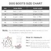 4 Pcs Waterproof Dog Boots Winter Pet Shoes, Outdoor Pet Snow Booties with Reflective Straps, Cold Weather Paw Protector