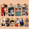 Audrey Hepburn Case de telefone para iPhone 14 13 12 Mini 11 Pro XS máx. X xr Se 6 7 8 Plus Cover de silicone macio