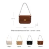 Women Saddle Bag Female Small Wedding Flap Underarm Shoulder Bag Lady Retro Split Leather Square Box Messenger Tote Handbag 240408