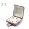 1 st rosa lila /grön ring /halsband /armband /långa kedjebox smycken presentlåda diamant flanellettörörning