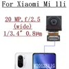 Original bakre kamera för Xiaomi Mi 11i M2012K11G Front Facing Selfie Backside Big Main Back Camera Flex Cable M2011K2C M2011K2G