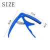 5/10pcs Black Guitar Capo ABS Resin Quick Change Clamp Key with Pin Puller for Acoustic Guitar Ukulele Tuning Accessories