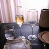 Wine Glasses Lead Free Crystal Glass Phnom Penh Champagne Goblet Creative Cup Body Lines Unique Romantic Hammer Red