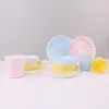 Geschirrsets 12 -teilige Kunststoff -Set stilvolle wiederverwendbare kostenlose 4 Tassen Schalen und Teller, geeignet für Haus im Freien Partys Picknicks